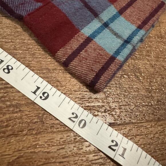 St. John's Bay 2XL XXL Plaid Flannel Shirt Button-Up Gorpcore Outdoor Workwear - Picture 7 of 7